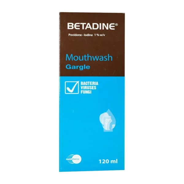 Betadine Mouth Wash & Gargle - 120 ml