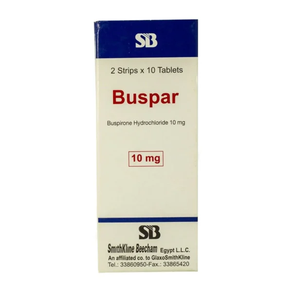 Buspar 10 mg - 20 Tablets