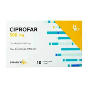 Ciprofar 500 mg - 10 Tablets