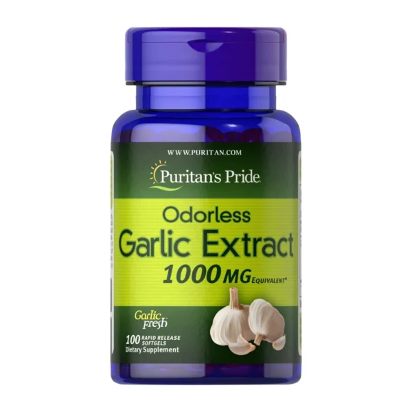 Puritan’s Pride Odorless Garlic Extract 1000mg - 100 Tablet