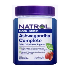 Natrol Ashwagandha Complete Strawberry - 30 Gummies