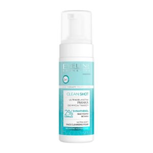 Eveline Clean Shot Ultra-Soft Face Cleansing Foam - 150ml