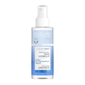 Eveline Clean Shot Moisturizing Toner-Hydrolate - 150ml